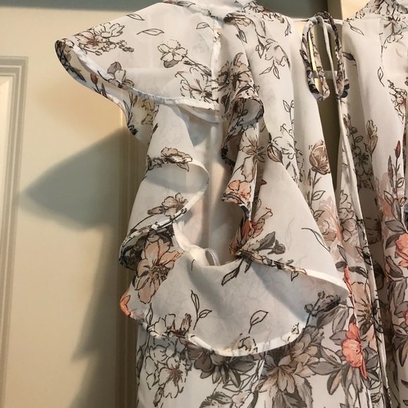 Hi low patterned dress - Picture 4 of 6